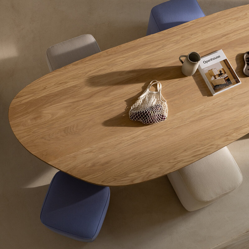 Blob Design dining table | Slot Amoeba LivingBoard P5 Natural lacquer | Amoeba LivingBoard P5 Natural lacquer | Studio HENK | 