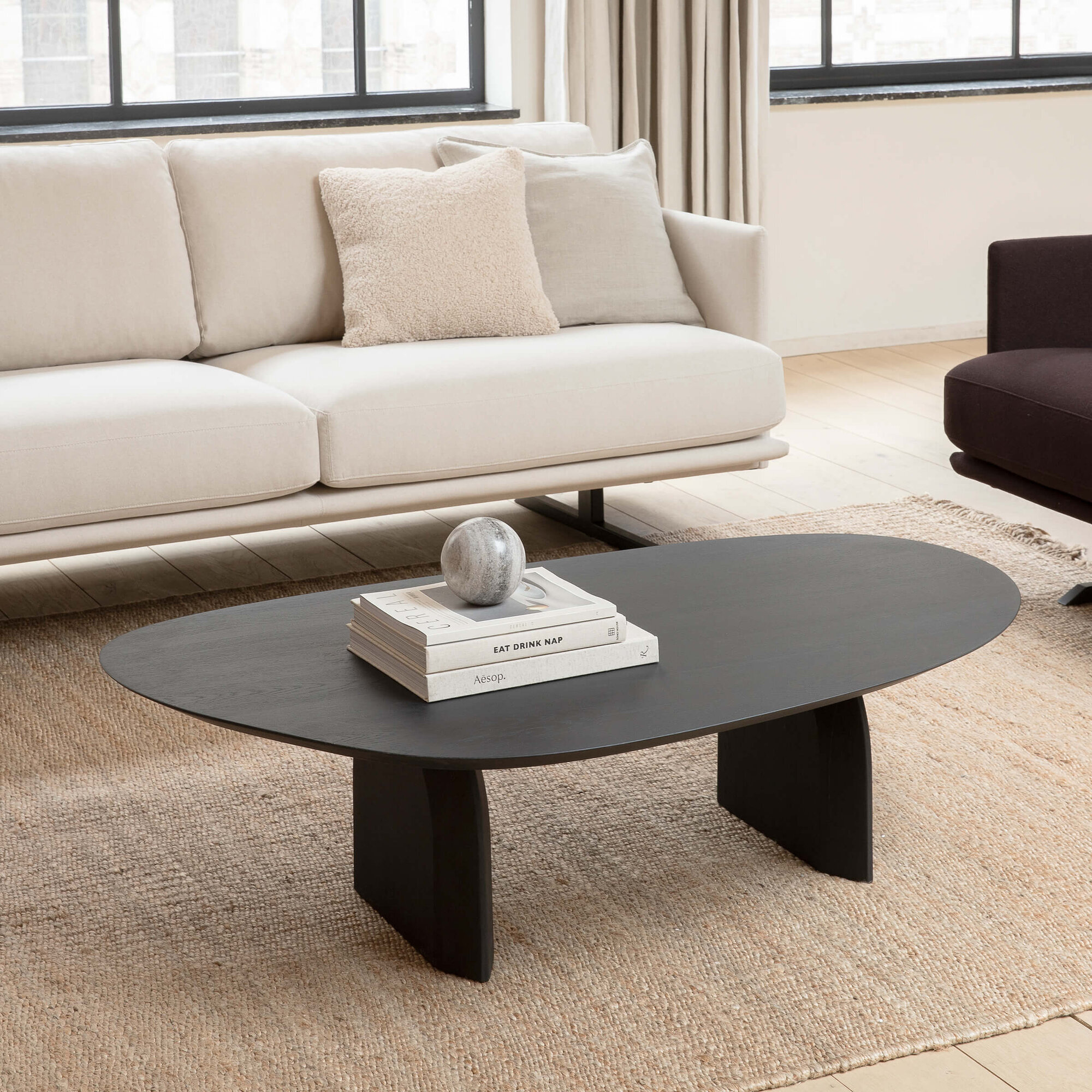 Design Coffee Table | Slot Coffee Table Oak hardwax oil natural light 3041 | Oak hardwax oil natural light 3041 | Studio HENK | 