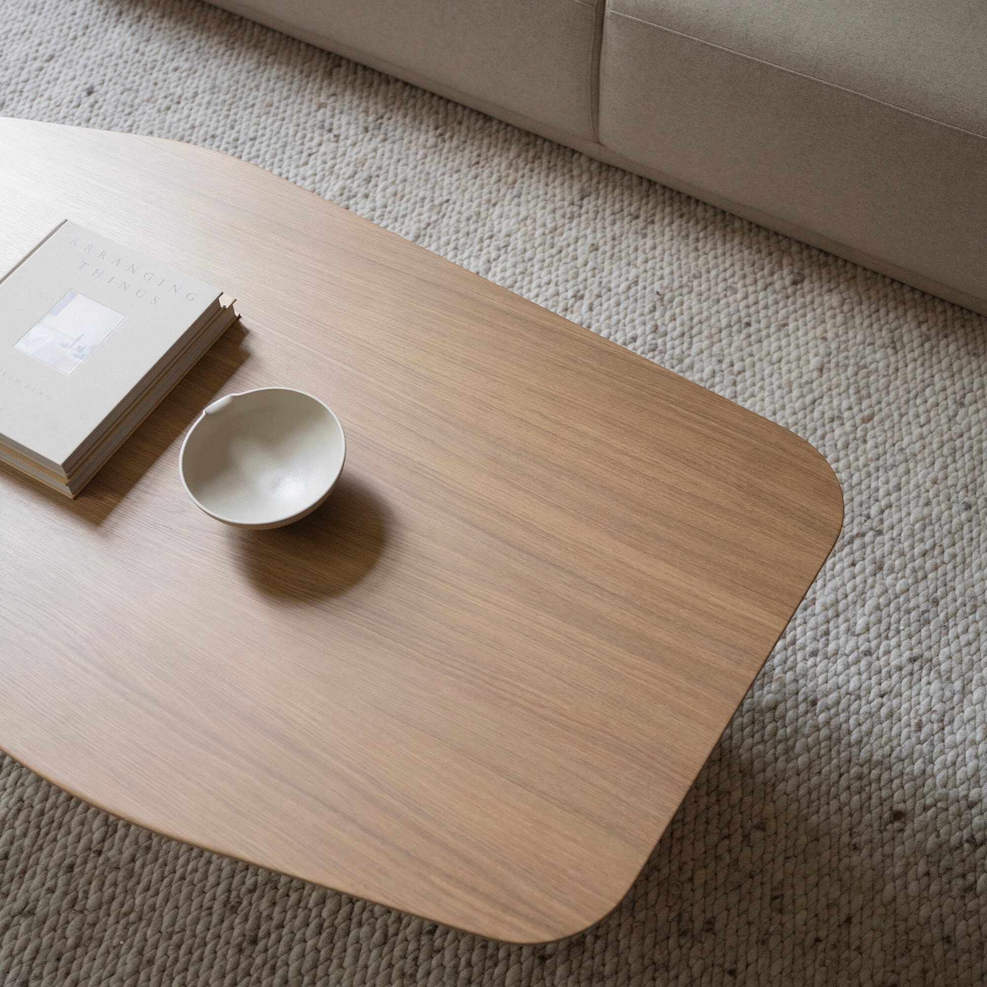 Design Coffee Table | Slant Coffee Table Walnut naturel lacquer | Walnut naturel lacquer | Studio HENK | 