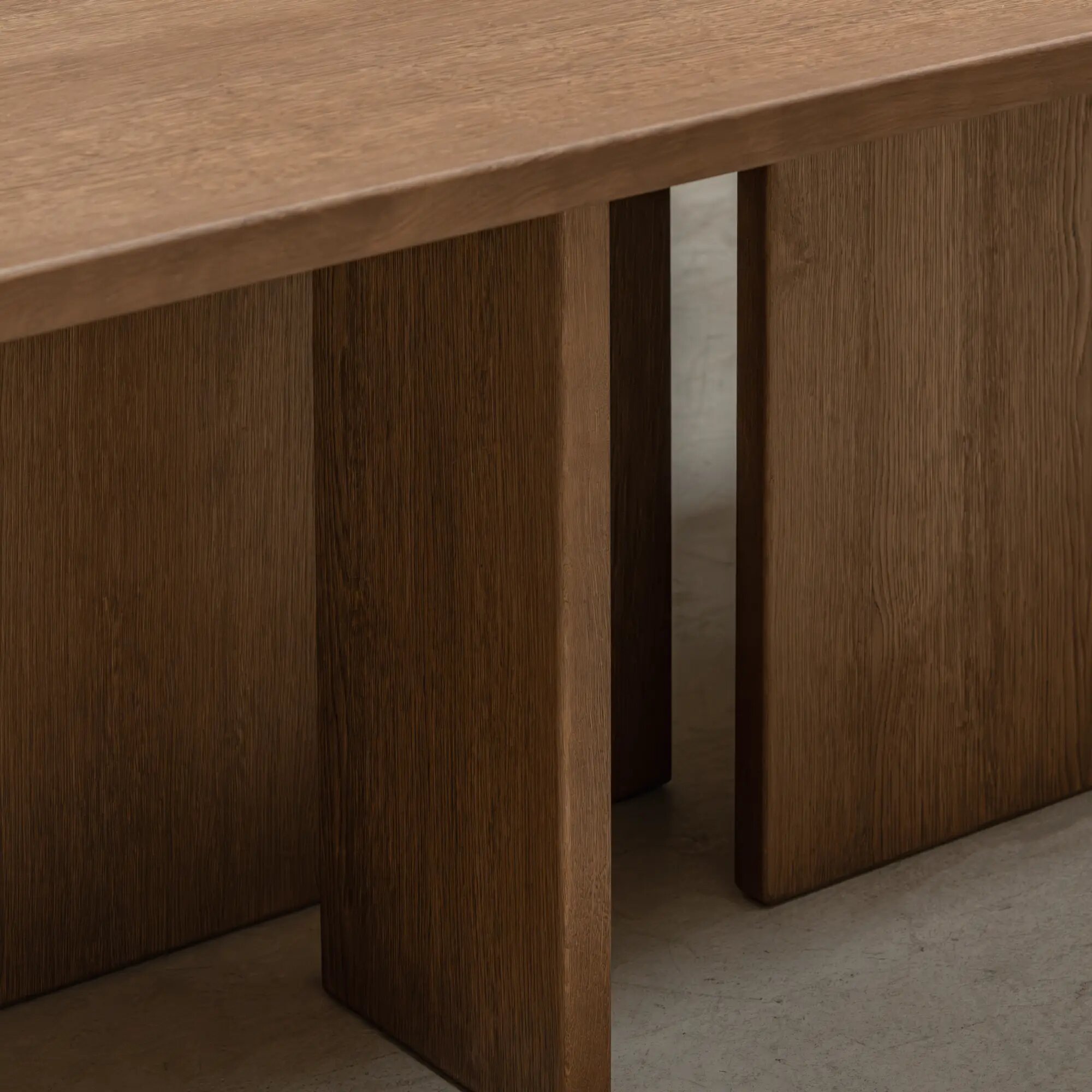 Rectangular Design dining table | Federico Walnut naturel lacquer | Walnut naturel lacquer | Studio HENK | 