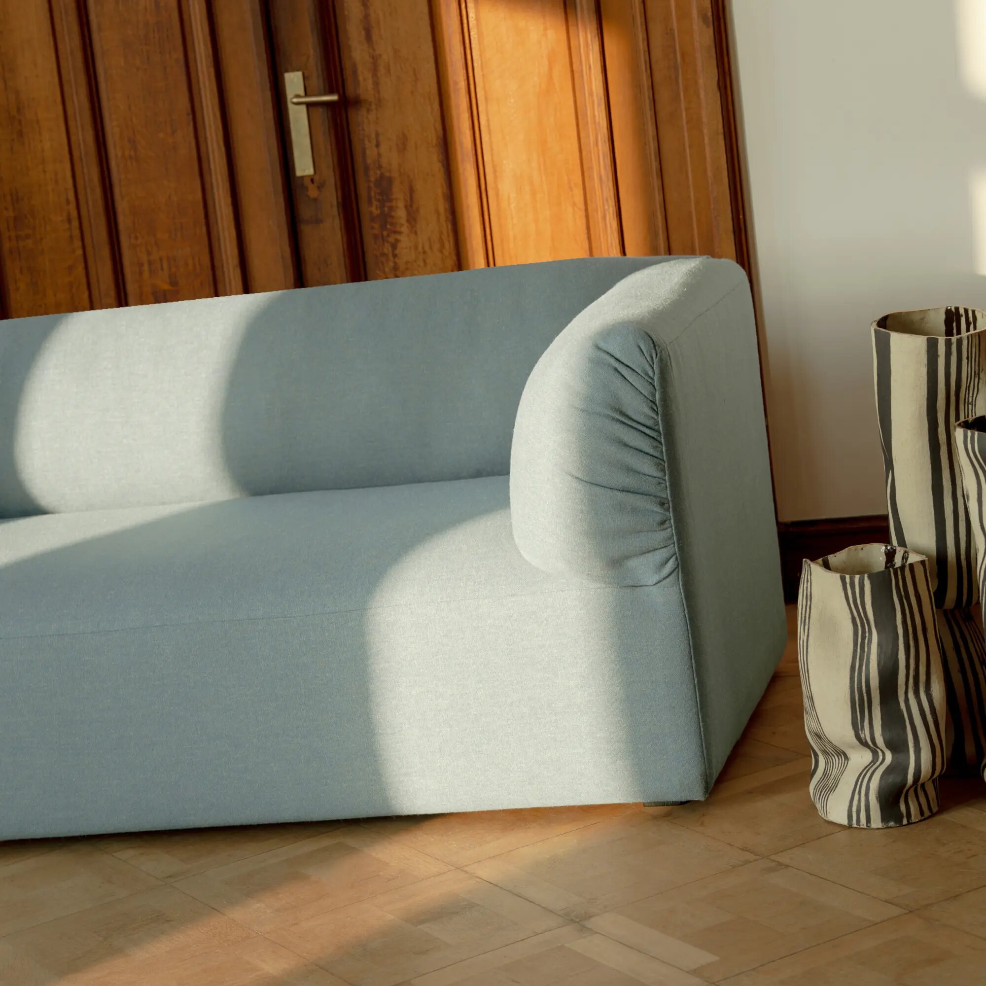 Design modern sofa | Unfold 3 seater Blue | Studio HENK | 