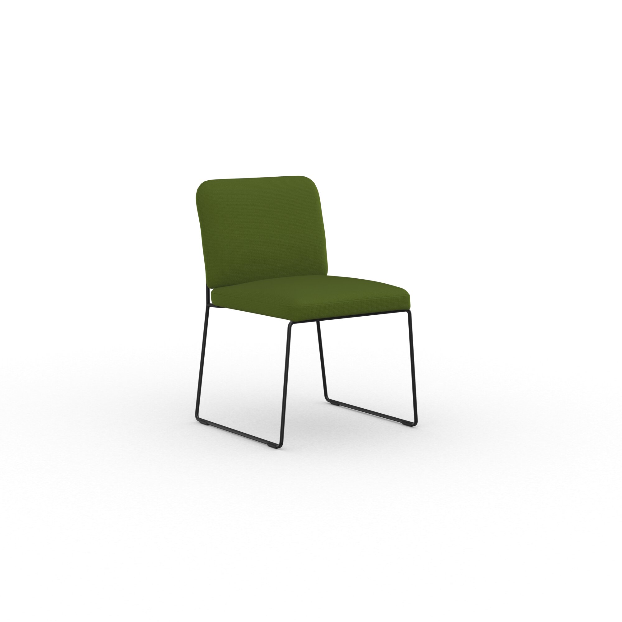 Design modern dining chair | Unfold Chair Dark Green hallingdal65 960 | Studio HENK | 