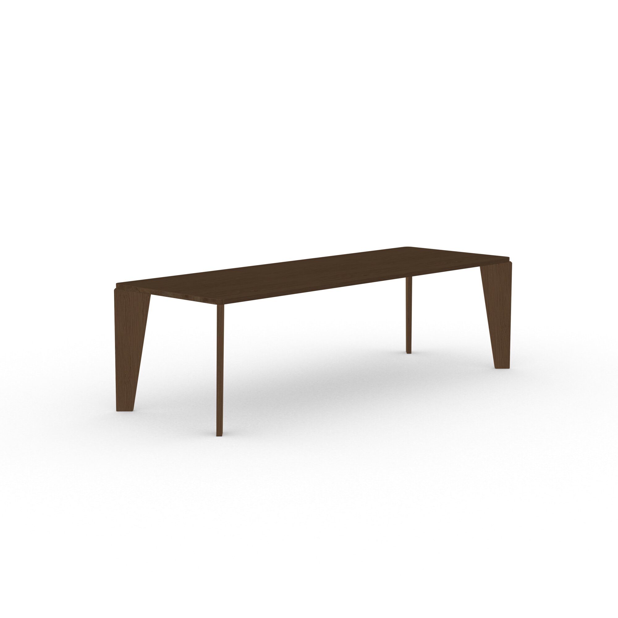 Rectangular Design dining table | Taper Oak dark brown stain 3063 | Oak dark brown stain 3063 | Studio HENK | 